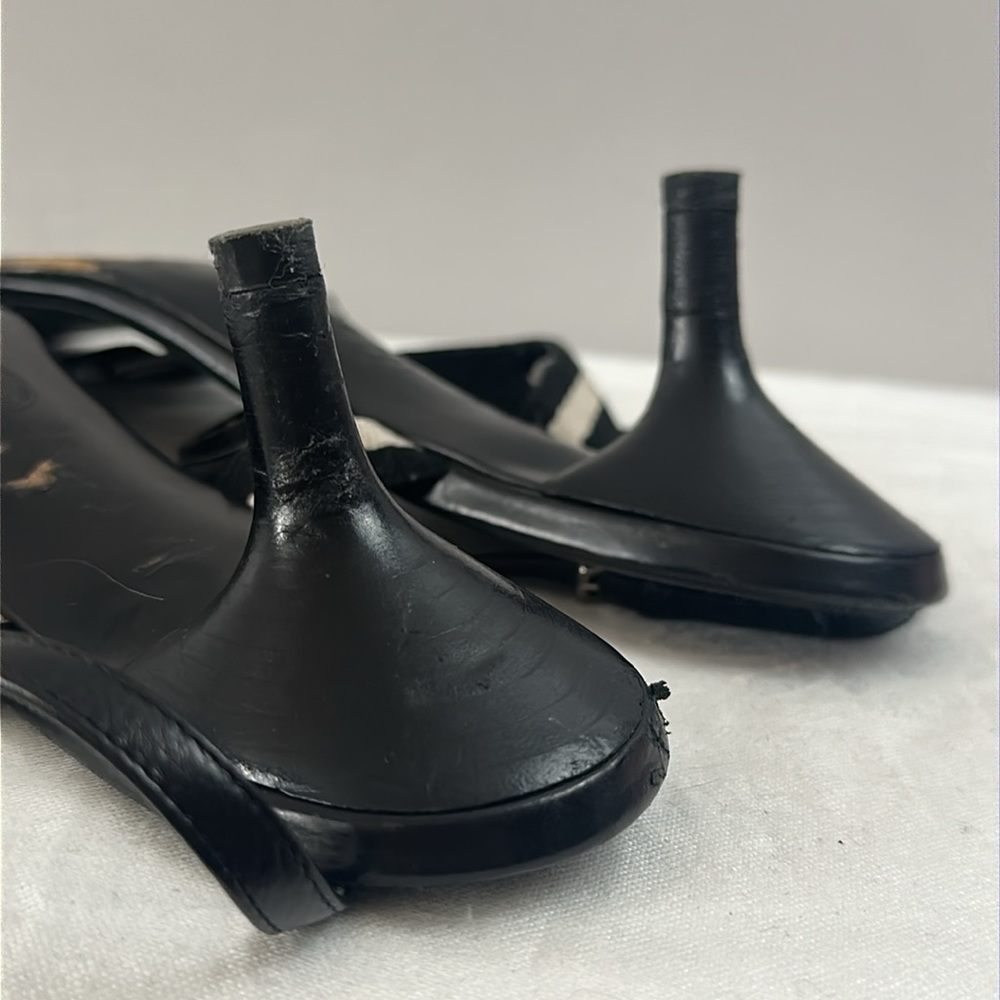 Bally. Made in Italy Black and Cream Women's Sandals size US 10 - Picture 9 of 9